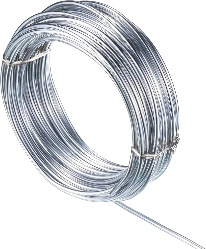 Metal wire shows flexible but resistant material.