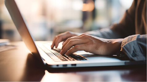 Typing shows input through touch.